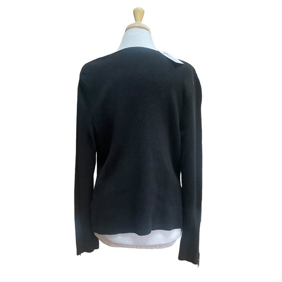 NWT  CHICO'S Moto Cardigan Knit Asymmetrical Zipper Sweater - Picture 2 of 14